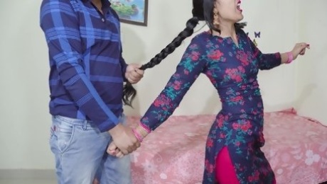 Desi stepsister loves anal, even though it is painful for her