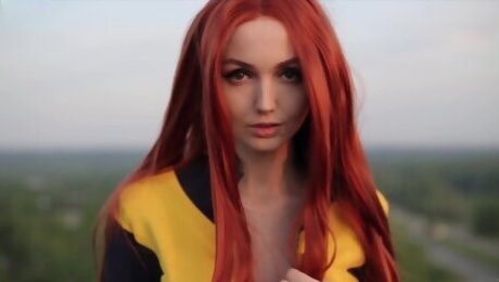 X-men Dark Phoenix Do Double Penetration And Squirt - Sia Siberia