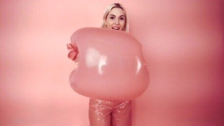 Pink Latex pajamas