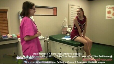 Melody Jordan Gets Gyno Exam From Doctor Tampa On Take Your Daughter To Work Day @ GirlsGoneGynoCom